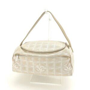 Chanel Pouch Bag Vanity New travel line Beige Woman Authentic Used Y3822